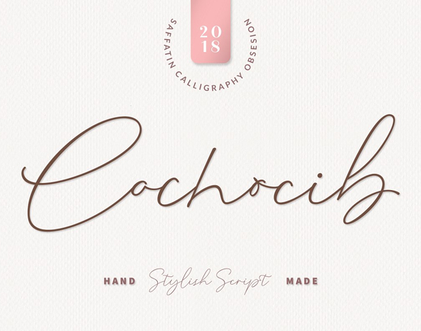 Cochocib Script Free Font