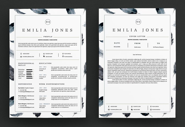 Feather Resume Template