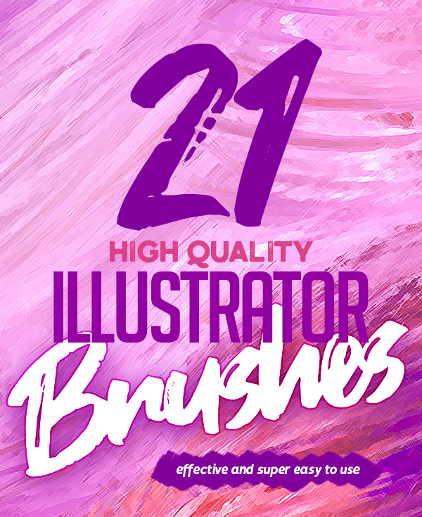 21 High Quality Illustrator Brushes