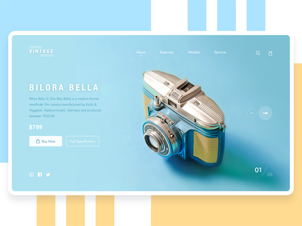 50 Modern Web UI Design Concepts with Amazing UX - 39