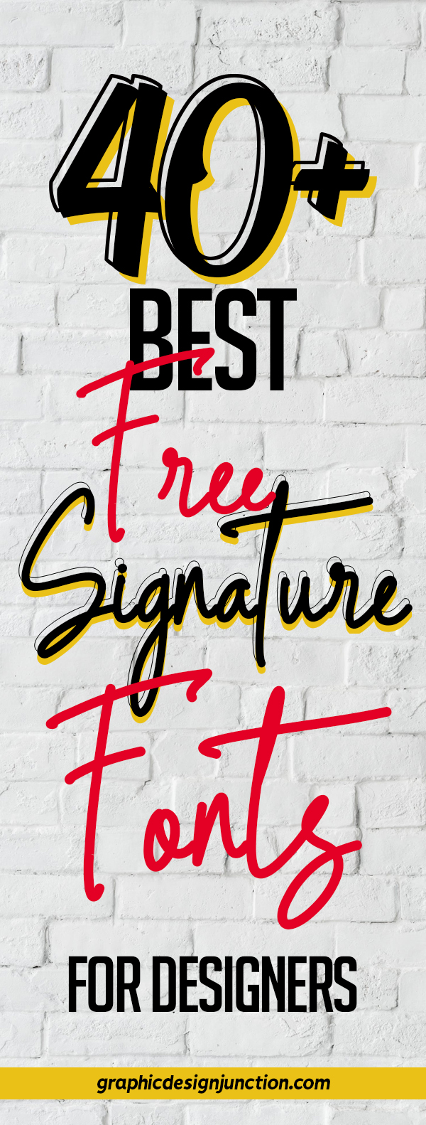40+ Best Free Signature Fonts for Designers