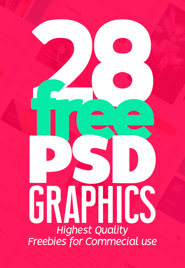 Free PSD Files: Download 28 Useful Free PSD Graphics for Modern UI/UX