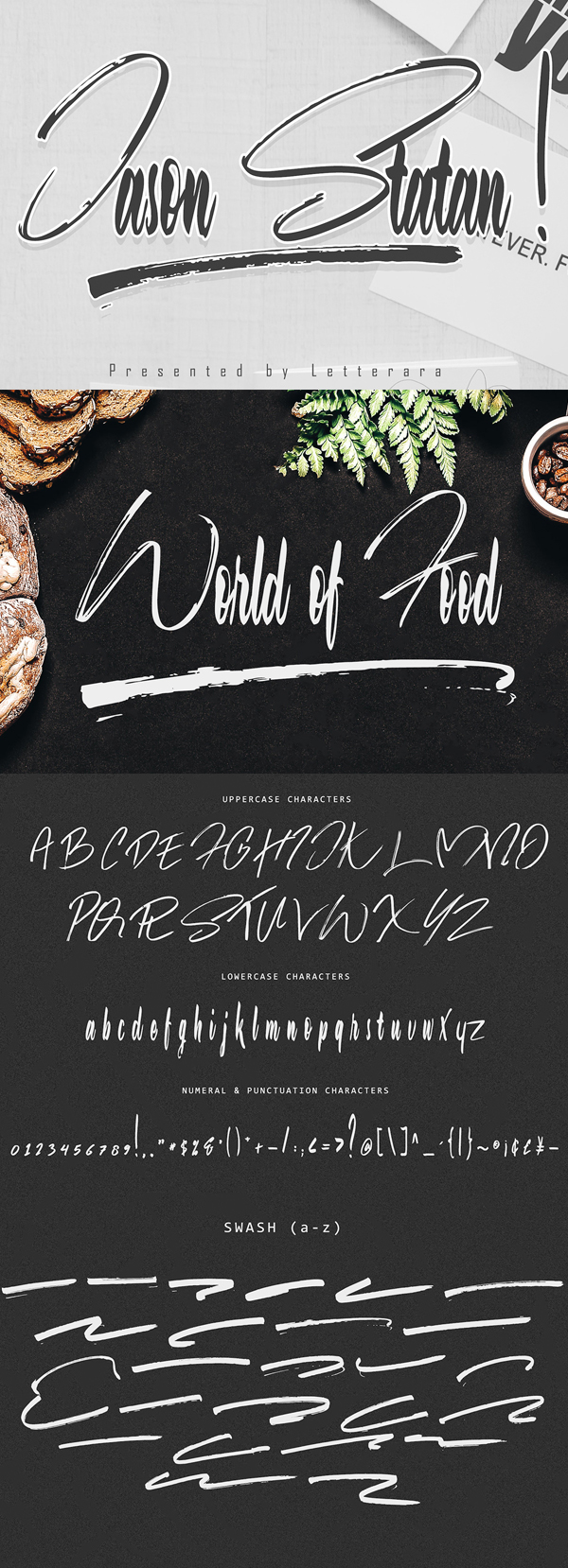 Jason Statan Bold Handwritten Script Free Font - 50 Best Free Brush Fonts