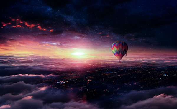 How to Create Hot Air Balloon Adventure Photo Manipulation in Photoshop Tutorial