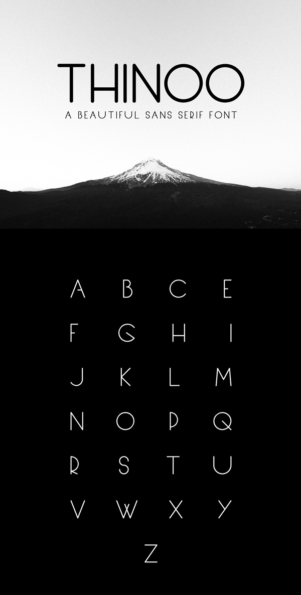 Thinoo Modern Sans Serif Free Font
