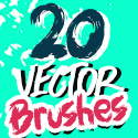 Post thumbnail of 20 New High Quality Vector Illustrator Brushes