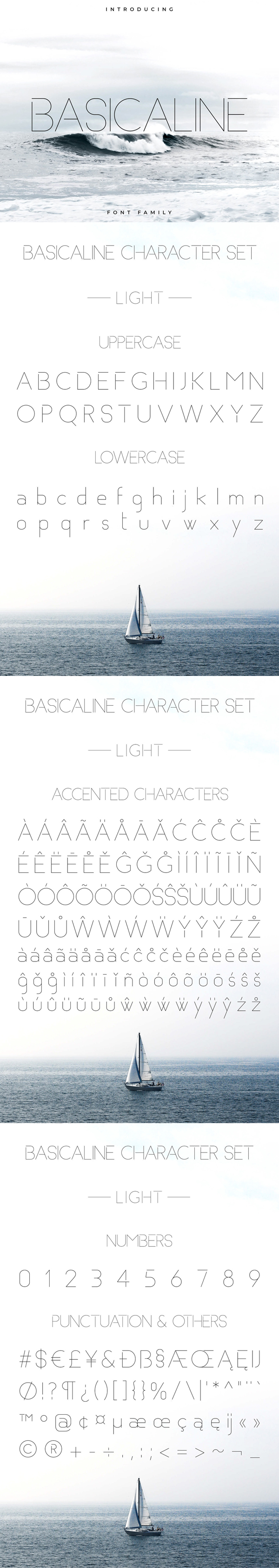 Basicaline Sans serif Free Font