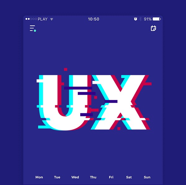 Glitches in the UX design