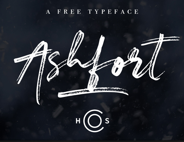 Ashfort Brush Script Free Font