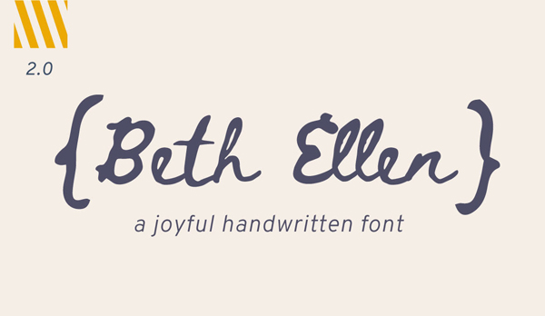 Beth Ellen Handwritten Free Font
