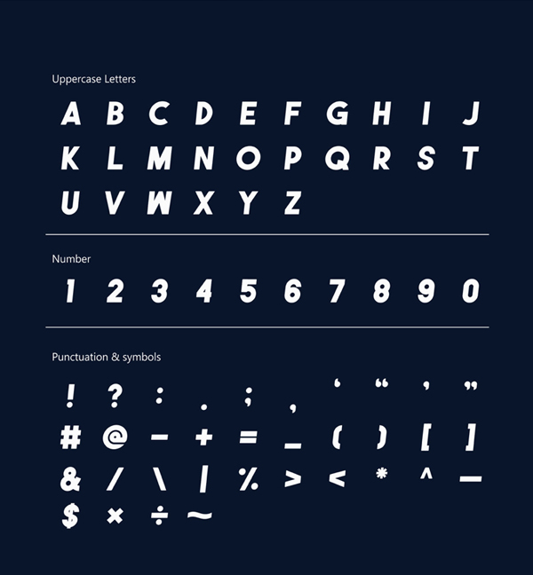 Genuine Free Font Letters