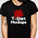 Post thumbnail of 45 Free T-Shirt Mockup Templates PSD