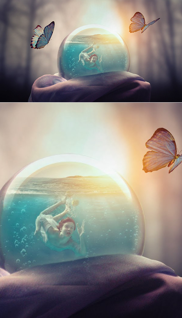 How to Create Glass Ball Manipulation Digital Artwork in Photoshop