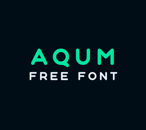 Aqum Geometric Rounded Sans Serif Free Font