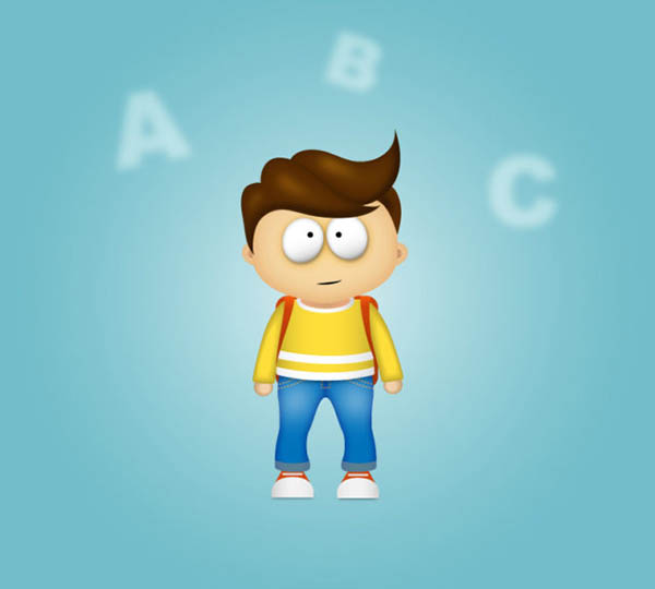 How to Draw Cartoon Character in Adobe Illustraot Tutorial