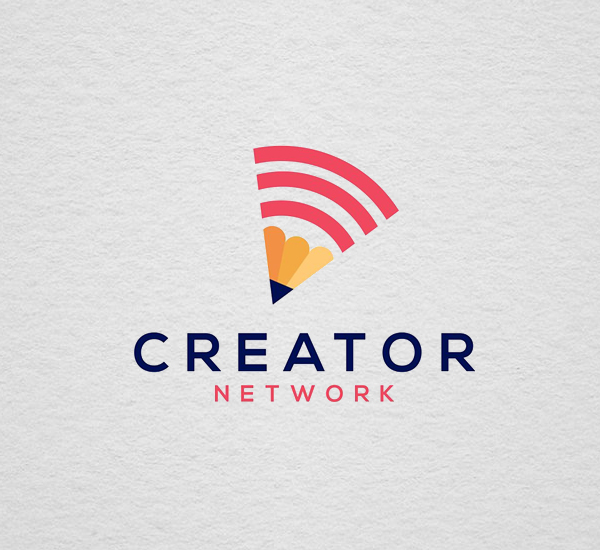 Creator Network Logo Template Design