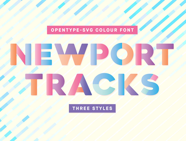 Newport Tracks Free Font