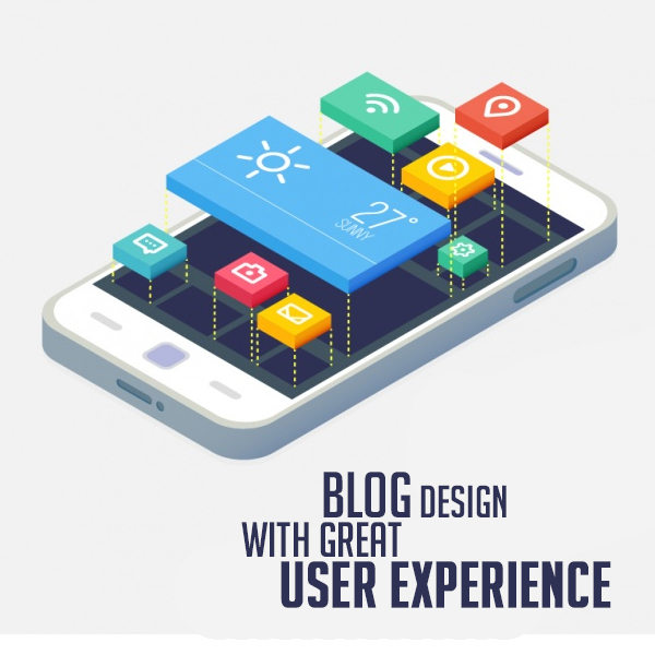 Blog design with great UX