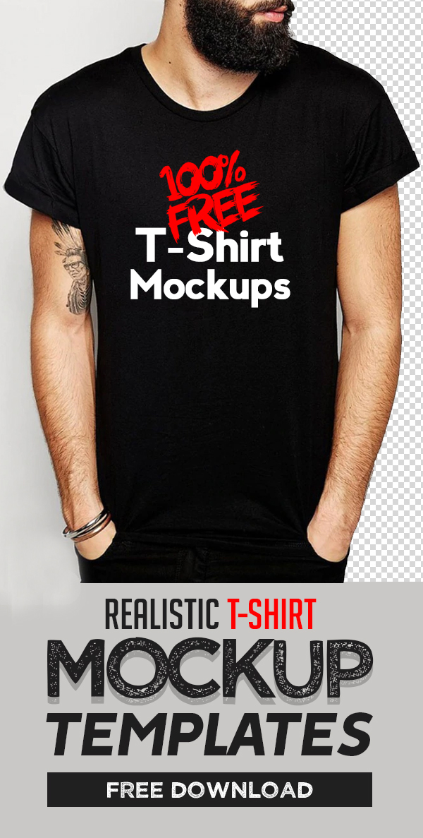 Free T-Shirt Mockup Templates PSD