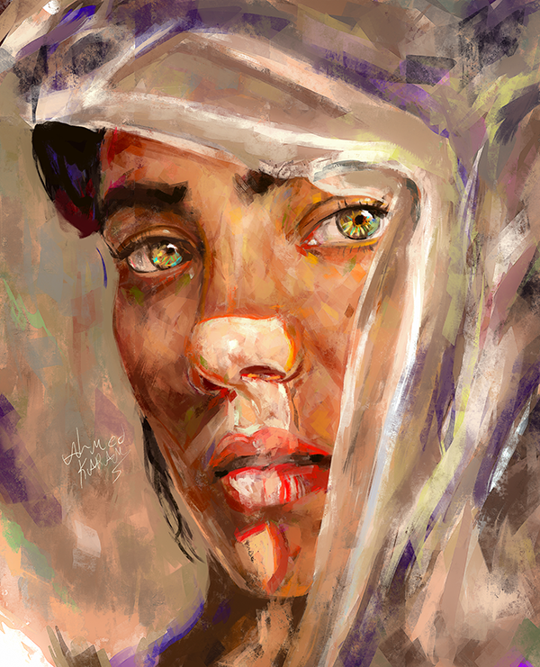 Amazing Digital Portrait Illustrations by Ahmed Karam