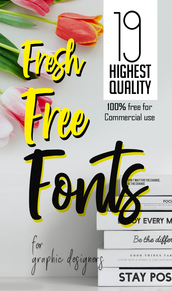 19 Fresh Free Fonts for Graphic Designers