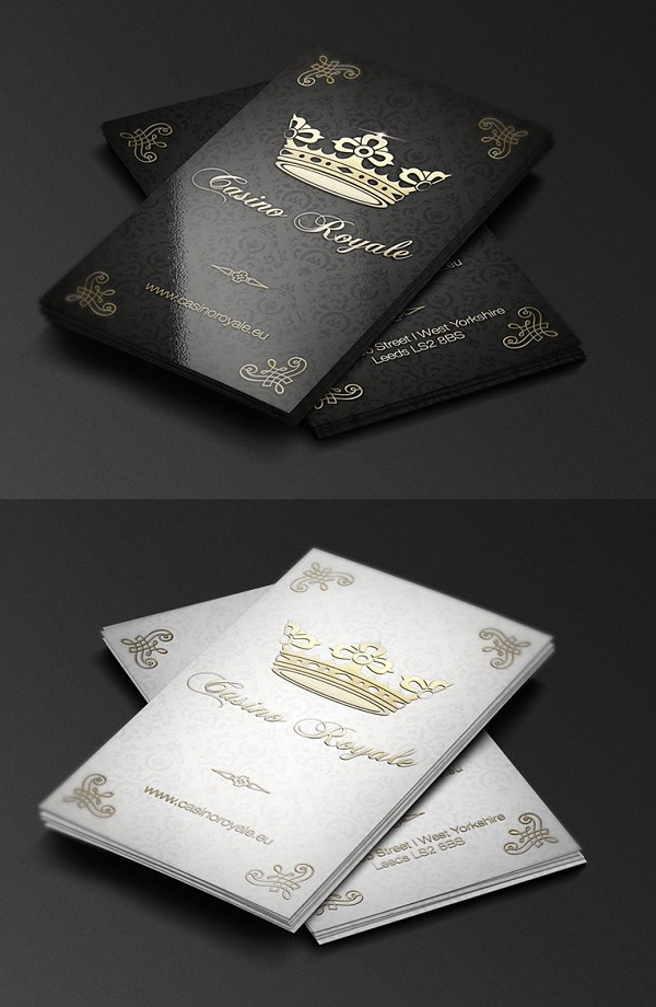 Casino Royale Business Card Template