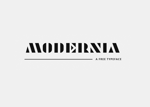 Modernia Free Font