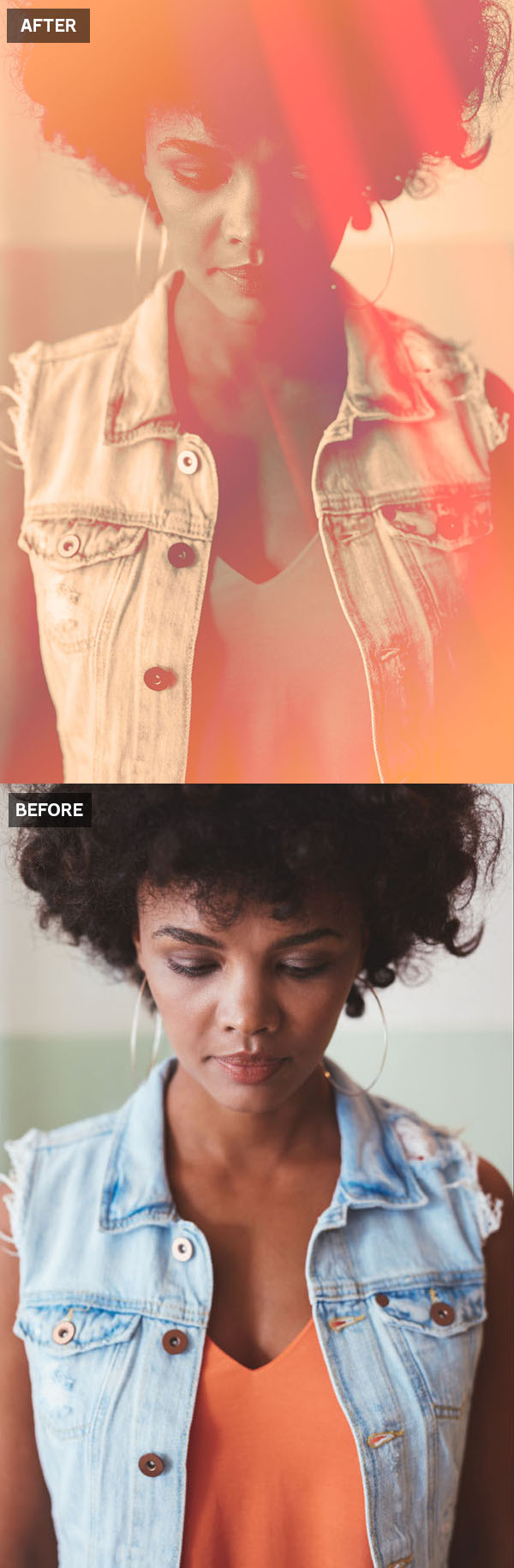 How to Create a Light Leak Photoshop Color Effect