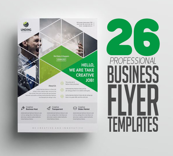 Flyer Templates: 26 Professional Business Flyer Templates