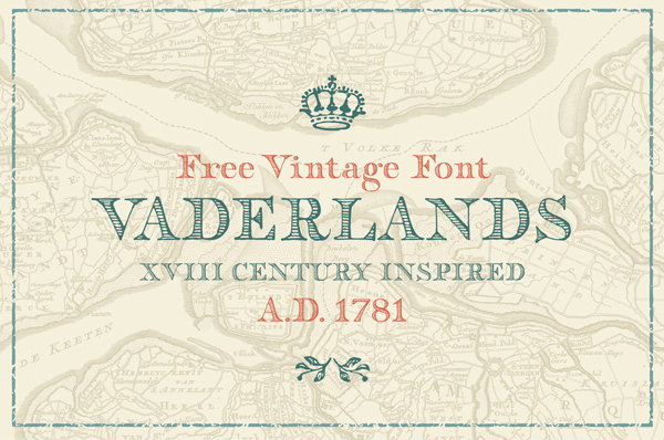 Vaderlands Vintage Free Font