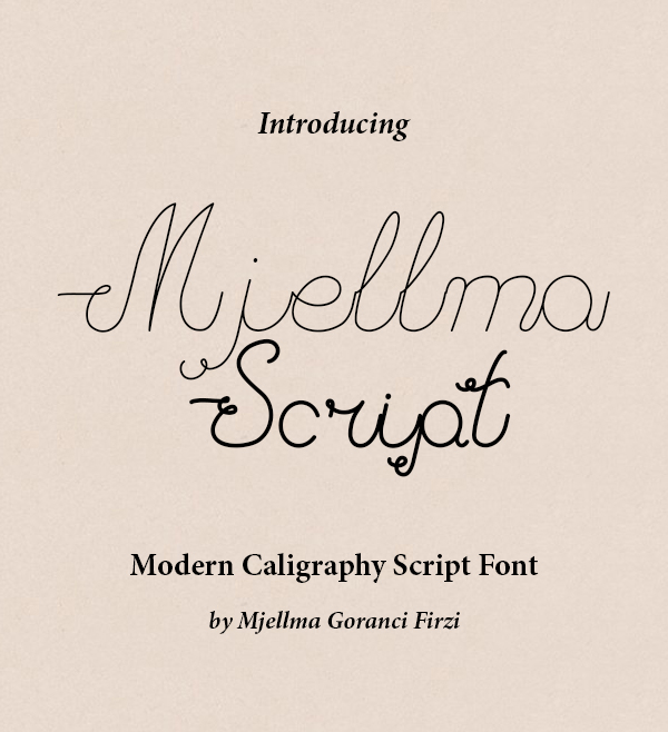 Mjellma Script Free Font