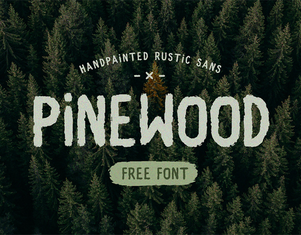 Pinewood Rustic Sans Free Font