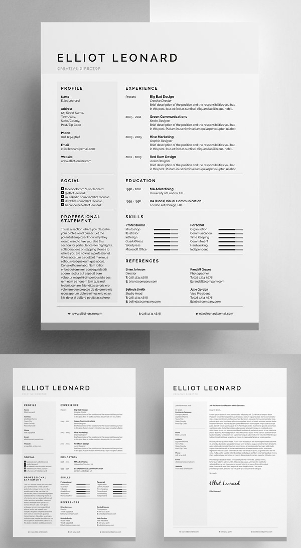 Resume / CV - Elliot
