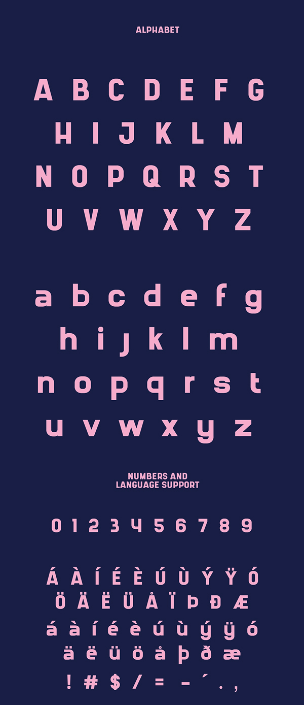 SHRIMP Free Font Letters