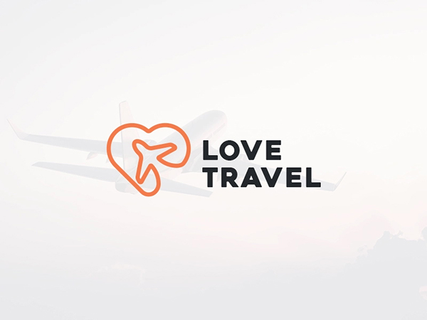 Love Travel Logo Design