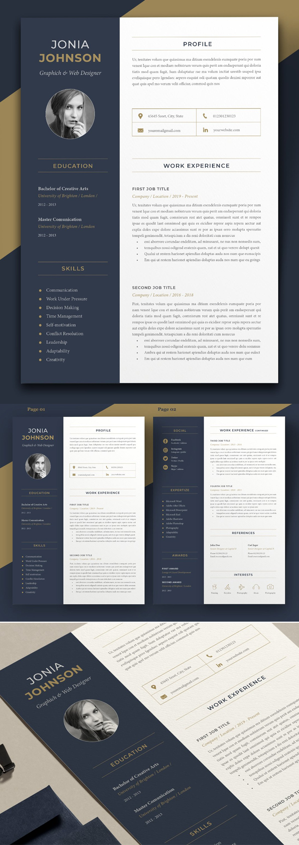 Best Selling Resume Templates