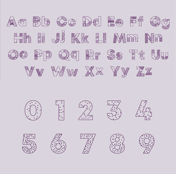 Enigma Font Letters