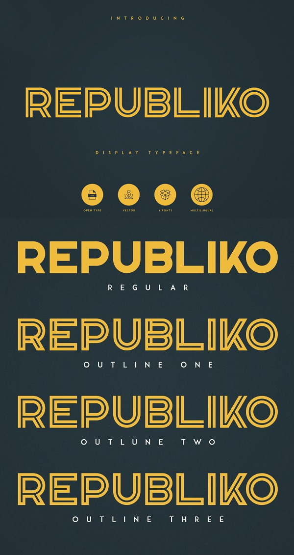 Republiko Free Font