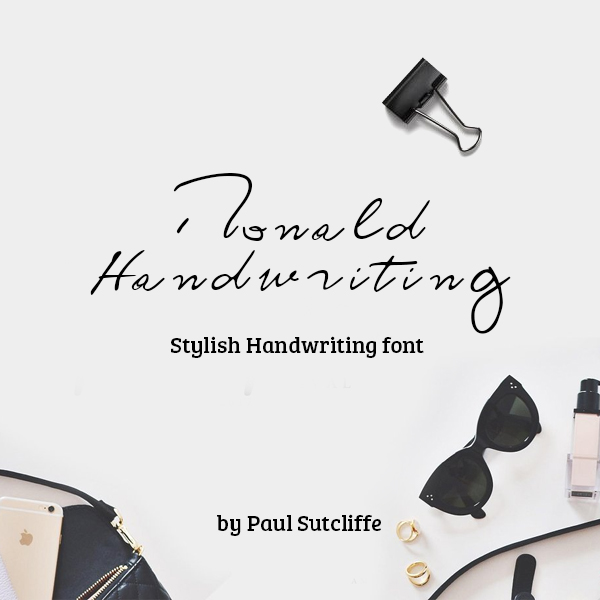 Ronald Handwriting Free Font