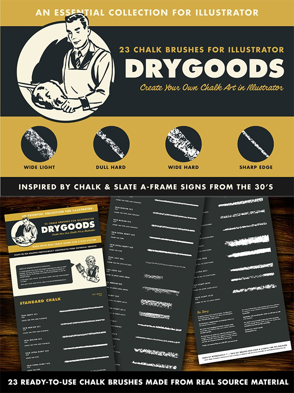 DryGoods | Chalk Brushes for AI
