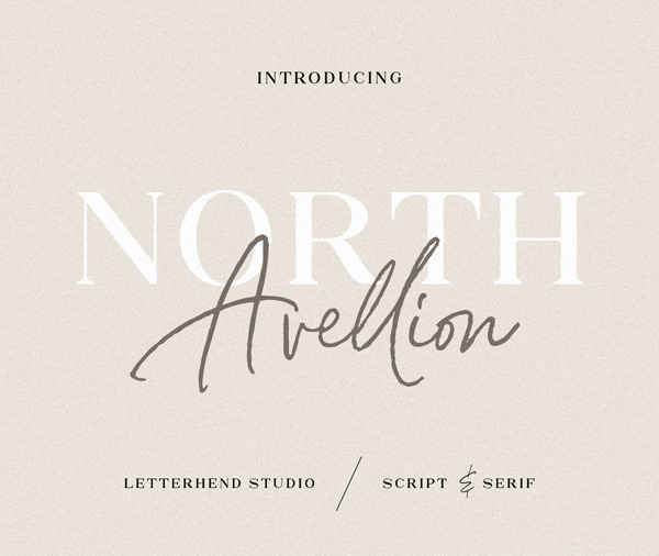 North Avellion Font Duo Free Font