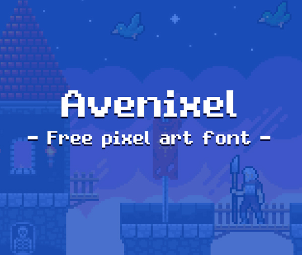 Avenixel Pixel Free Font