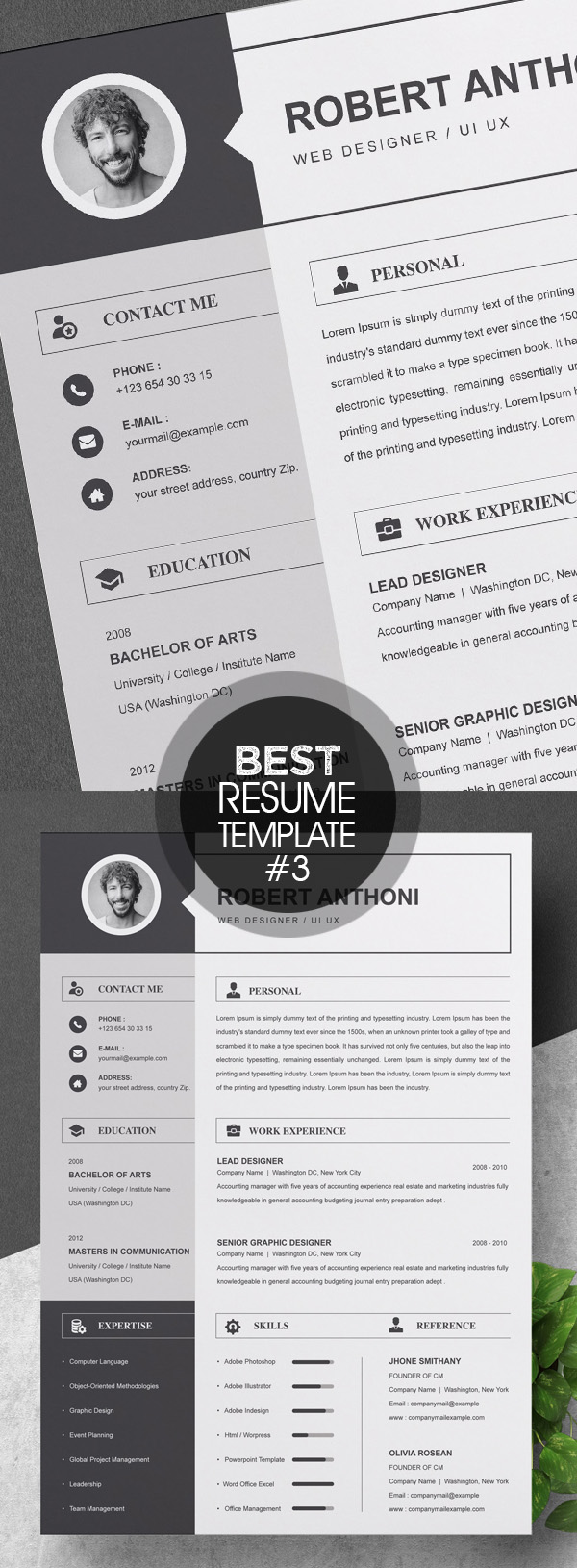 Pages Resume Template / CV Design