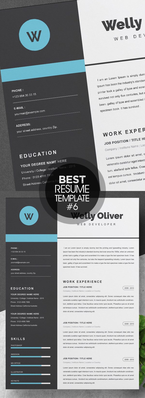Word CV Template | Resume Template