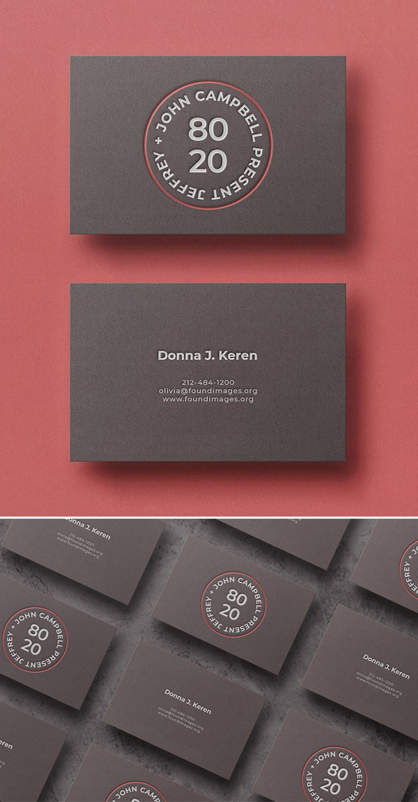 Business card Template & Mockup