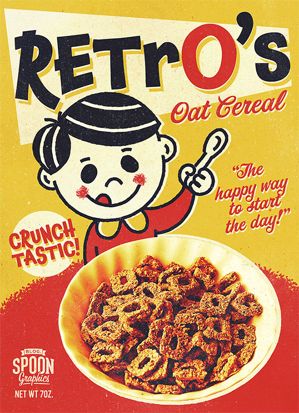 How to Create a Retro Cereal Box Design with a Mascot Character (Illustrator & Photoshop Tutorial)