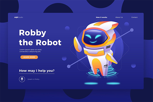 Robot Manager - Banner & Landing Page