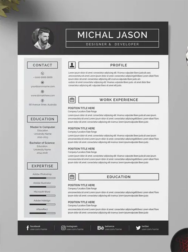Awesome Creative Resume Template