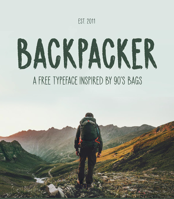 Backpacker Free Font