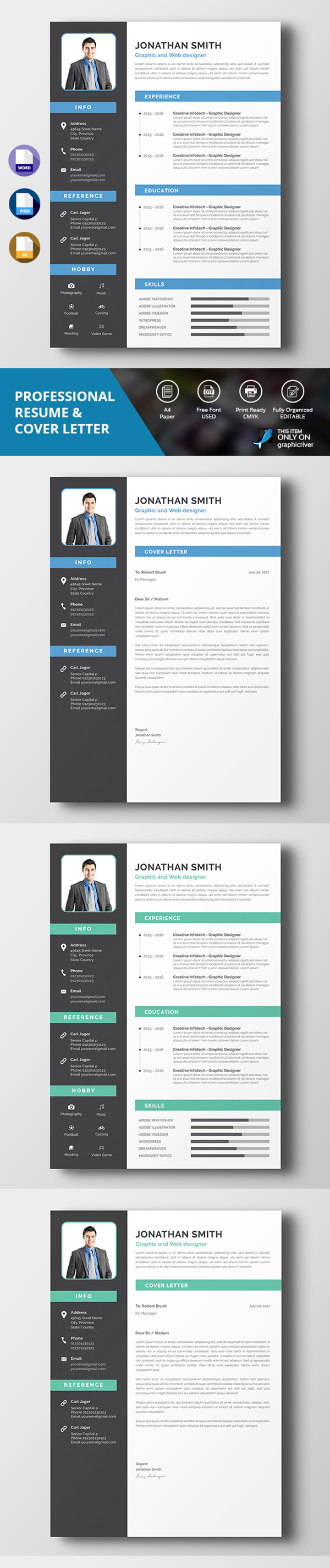 Simple Resume & Cover Letter